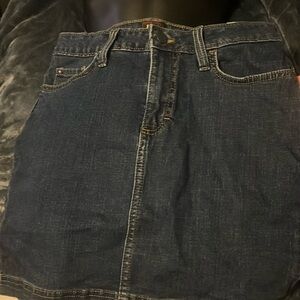 Lee jean skirt.